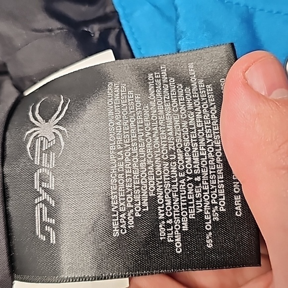 Spyder size 6 blue thinsulate snow pants - Picture 8 of 8